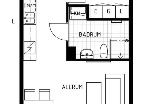 Nyproducerad 2:a i Kista, 50 kvm