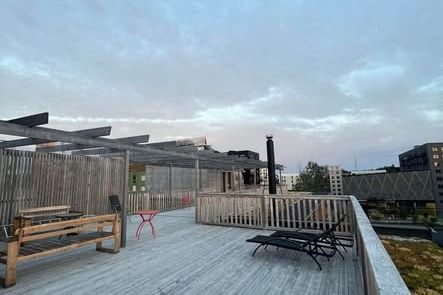 Sommar i Rosendal – 1a med takterrass