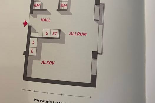 Topprenoverad 1,5:a i Uppsala uthyres