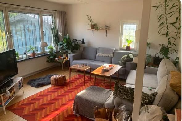 Mysigt kollektiv nära Mälaren i Axelsberg