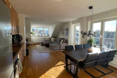Möblerad lägenhet med balkong i Mörtnäs