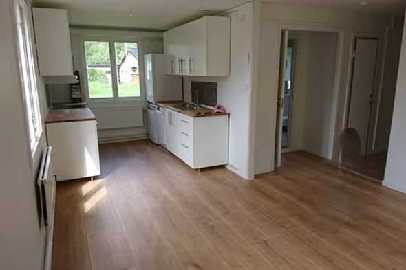 Renoverad 4:a i Svaneholm med tomt