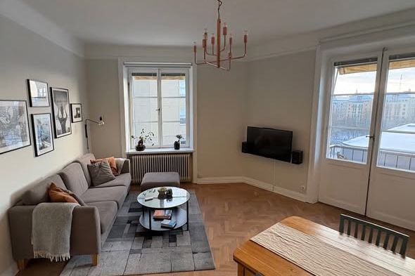 Mysig 1,5:a i Vasastan uthyres feb