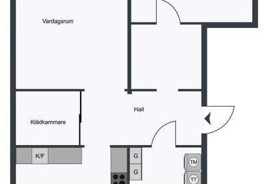 2:a i Salem centrum uthyres, 67 kvm