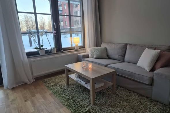 Ljus 1:a med sovalkov på Teg