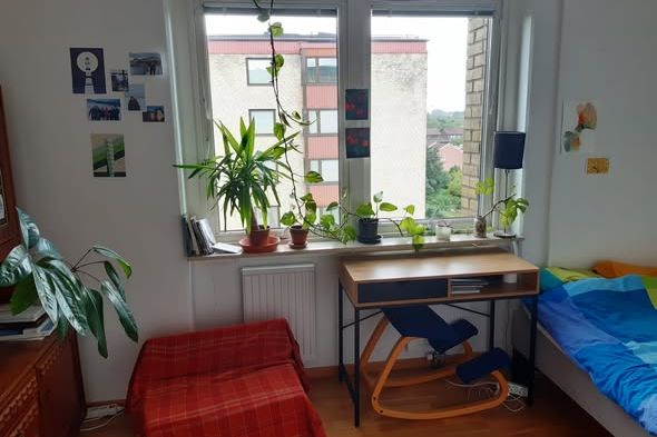 Möblerat rum i socialt kollektiv i Malmö