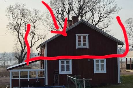 Nyrenoverad 4:a med sjöutsikt i Strand