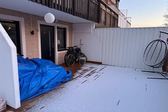 Uthyrningsdel med terrass i Östra Skogås