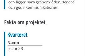 Nybyggd 2:a i Farsta med stor balkong
