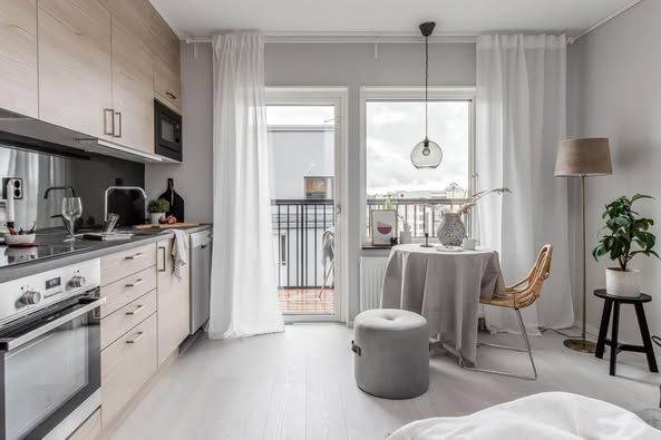 Modern studentetta i Barkarby, 22 kvm