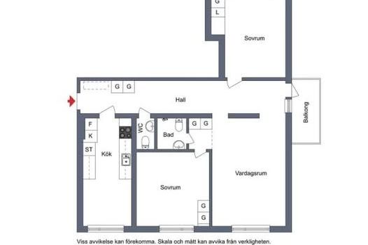 Rum i studentlägenhet nära centrum