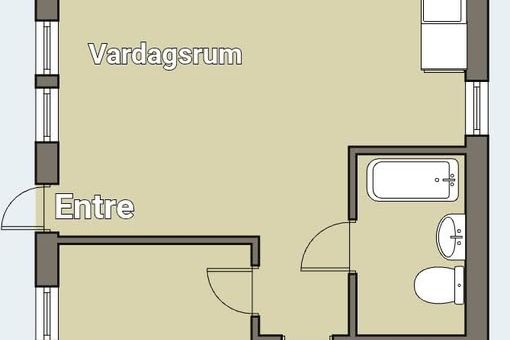 Apartment in Skräddarbacken