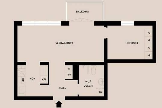 Ljus 2:a i centrala Tyresö uthyres