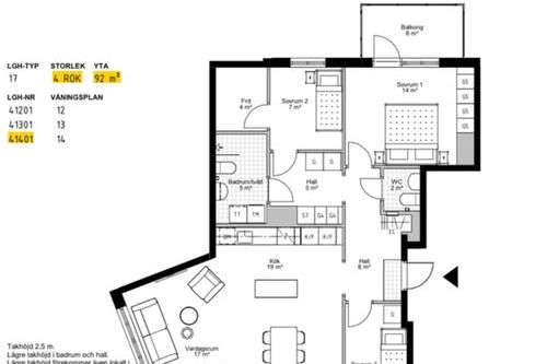 Central 4:a med öppen planlösning och ICA nära