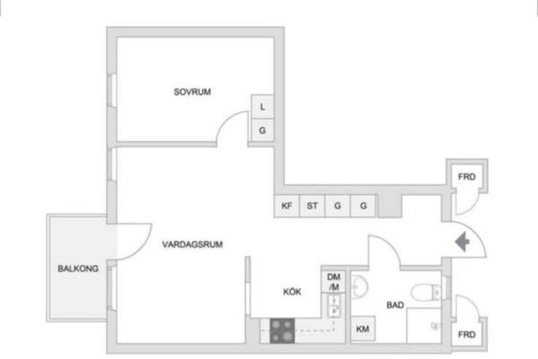 Ljus 2a i Kista uthyres – inflytt nu!
