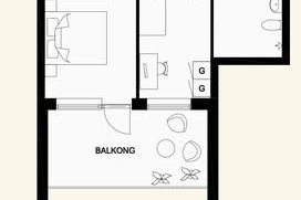 Ljus 3:a med balkong & walk-in i Örebro