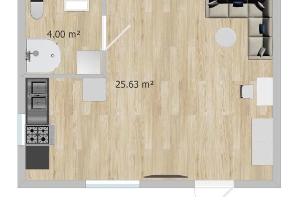 Attefallshus 30 kvm nära Norrviken