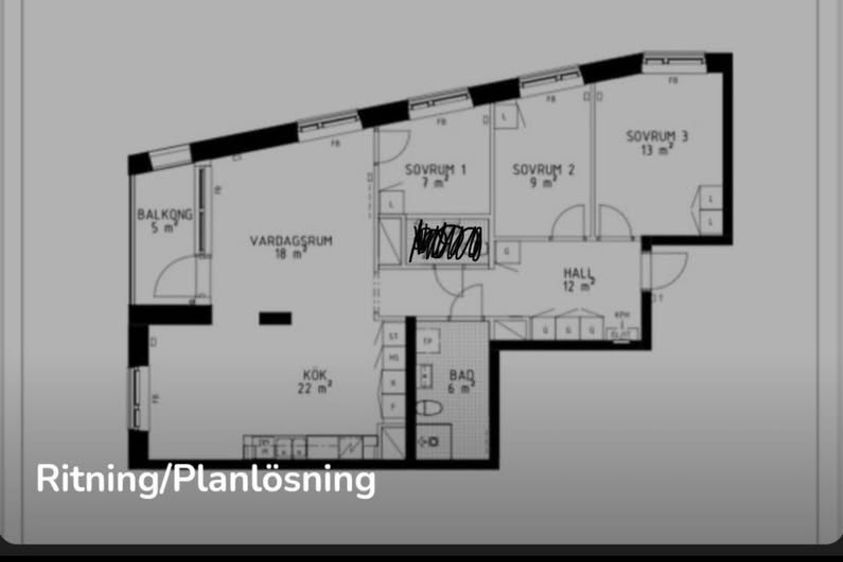 Utsikt över Stockholm från vån 19