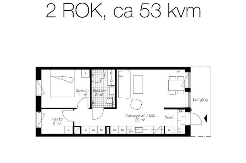 2a i Spånga nära station & butik