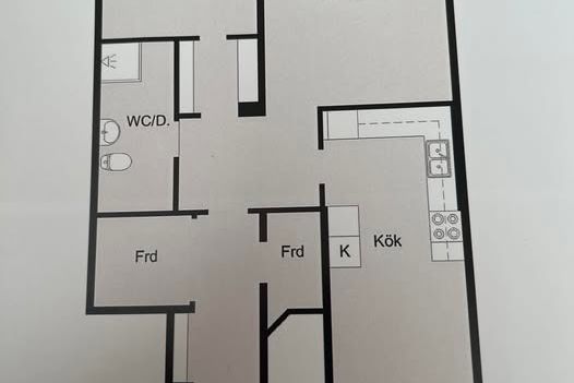 Rymlig 2:a 68 kvm i Mariedal nära Uni