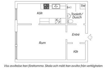 Möblerad 2:a med balkong i Sundbyberg