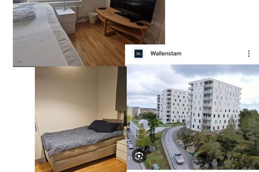 Möblerat rum i Älta med bra förbindelser