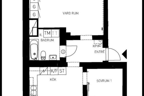 Nyrenoverad 2:a Södermalm korttid