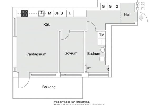 Möblerad 2:a med sjöutsikt i Gröndal
