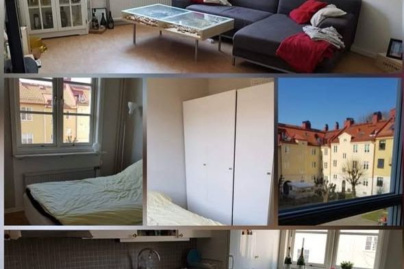 Rum i lugna Bagaregården inkl. wifi