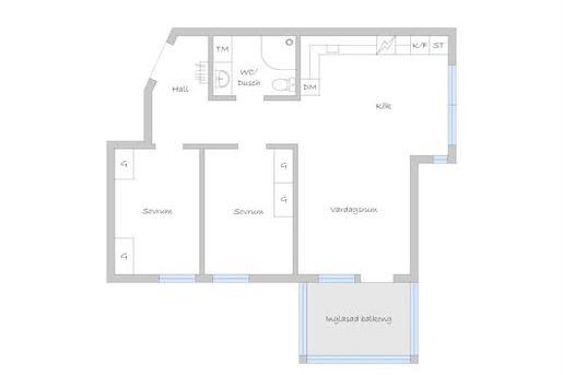 Mysig 3:a i Haga nära centrum