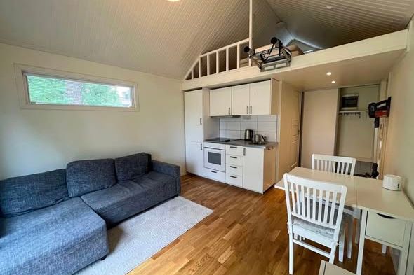 Modernt Attefallshus i Viksjö 45 kvm