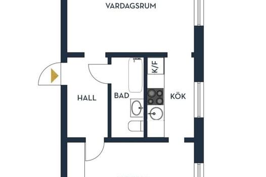 Möblerad 2:a i Brandbergen, allt ingår