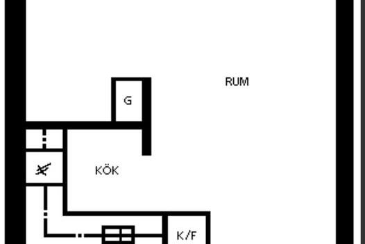 Nyrenoverad etta på Berghem – maj