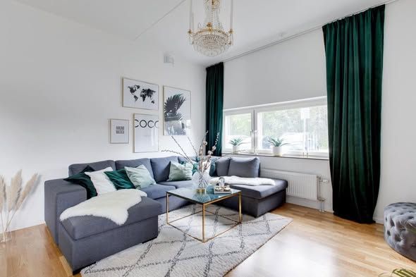 Modern 2:a med uteplats i Uppsala View