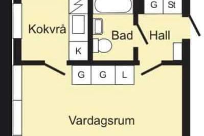 Perfekt studentetta nära universitetet