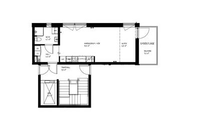 Nybyggd 1:a 35kvm i Öbacka m balkong