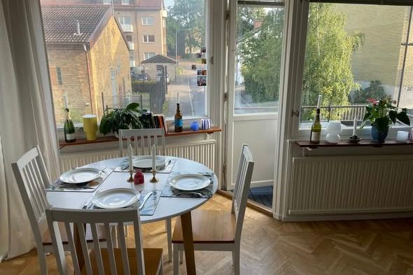 Mysig 2:a i Gottfridsberg med balkong
