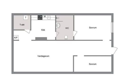 3:a med parkering nära Barkarby, 90 kvm