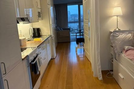 Möblerad 1:a med balkong i Munksjöstaden