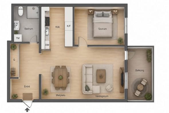 Apartment in Borås