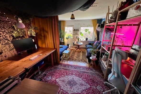 Möblerad 1 rok i Lomma med uteplats