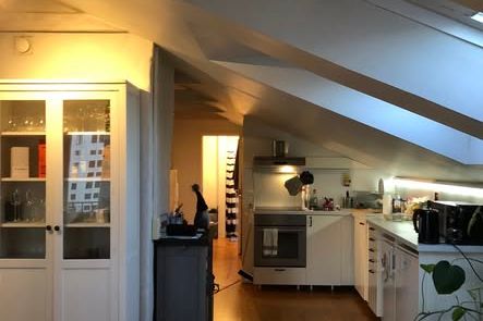 Takvåning 2:a nära sjukhuset – 1:a-handskontrakt