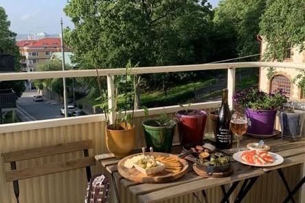 Mysig 2:a i Landala med balkong