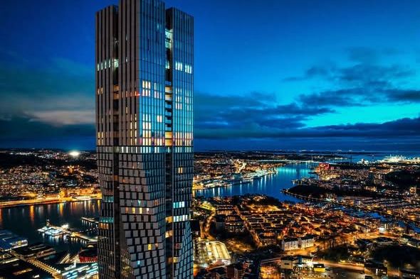 Möblerad 1:a i Karlatornet vån 24