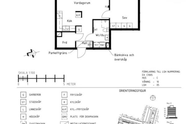 Ljus 2:a i Bredäng inkl. el & internet