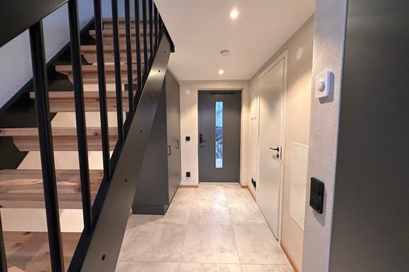 Lyxig 1:a med loft & altan i Halmstad