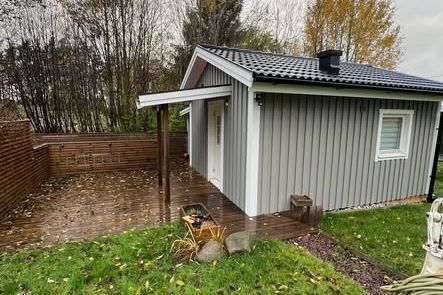 Charmigt attefallshus i Hällesåker