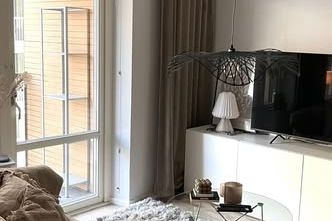 Möblerad 1,5:a med balkong nära centrum