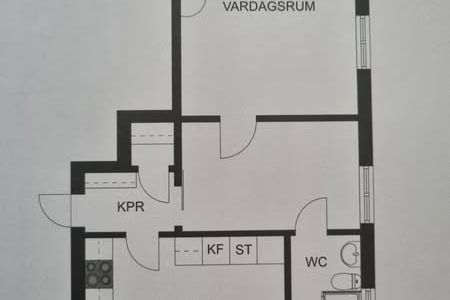 Charmig 2:a med trädgårdsutsikt i Vimanshäll