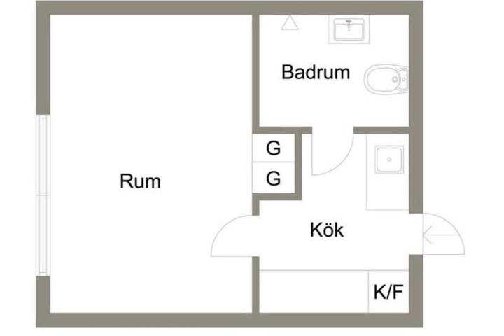 1 rok i Skogås – nära tåg & C äntra